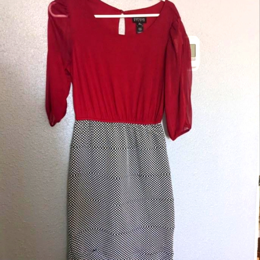 Red homecoming dress